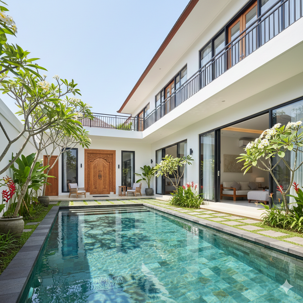 Villa Bali dan Kolam renang